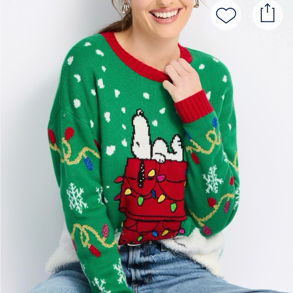 🎄 Snoopy Peanuts Christmas Sweater | Festive Holiday Knit